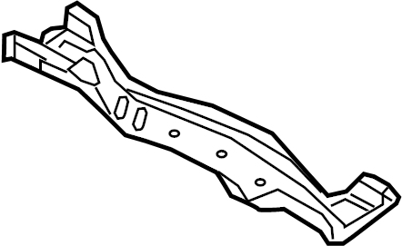 View TK4853930 Floor Pan Crossmember (Rear) Full-Sized Product Image