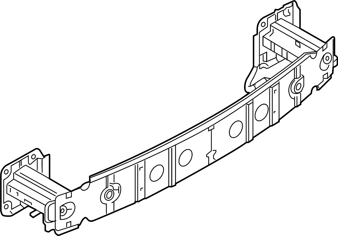 View TK4850260C Bumper Impact Bar (Rear) Full-Sized Product Image