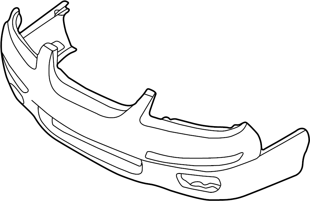 View T0Y550031BB Bumper Cover (Front, Upper) Full-Sized Product Image