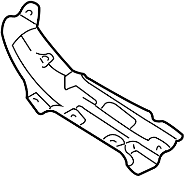 View T06056381B Radiator Air Seal (Upper) Full-Sized Product Image