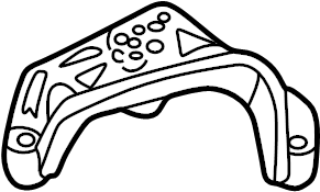 View T00139041 Bracket. Mount. Engine. (Rear) Full-Sized Product Image