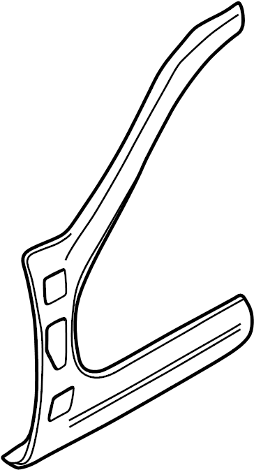 View T0Y171221B Body A-Pillar (Left, Upper) Full-Sized Product Image