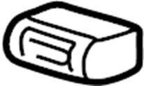 View T0606491X05 Dashboard Air Vent (Right, Lower) Full-Sized Product Image
