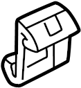 View T00150679 Door Window Belt Weatherstrip Clip (Left) Full-Sized Product Image