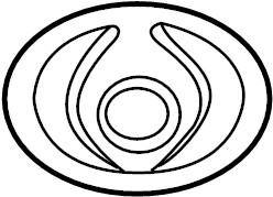 View TA0451740 Deck Lid Emblem (Rear) Full-Sized Product Image