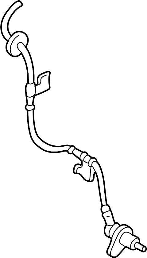View TA014371YB ABS Wheel Speed Sensor (Rear) Full-Sized Product Image