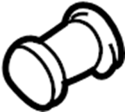 View T00128460 Suspension Control Arm Bushing (Lower) Full-Sized Product Image
