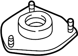 View T00134380B Suspension Strut Mount (Upper) Full-Sized Product Image