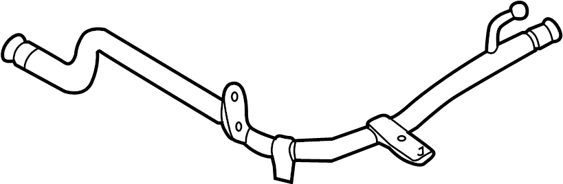 View ZL0115280A Engine Coolant Bypass Hose Full-Sized Product Image