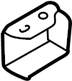 View B25D54351A Frame Side Member Reinforcement (Left, Front) Full-Sized Product Image