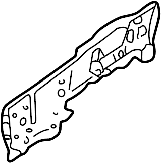 View B25D53320A Frame Side Member (Right, Lower) Full-Sized Product Image