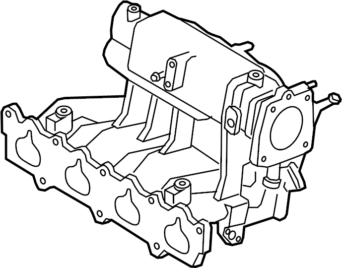 View ZM0213100B Engine Intake Manifold Full-Sized Product Image