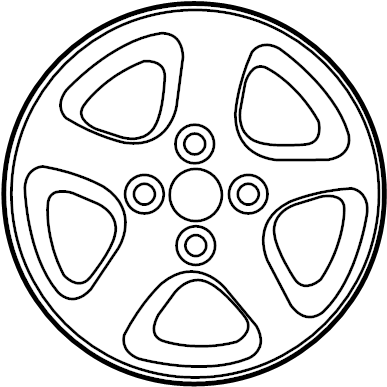 View 9965G26050 Wheel Full-Sized Product Image