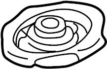 View B25D34341A Coil Spring Insulator (Upper) Full-Sized Product Image