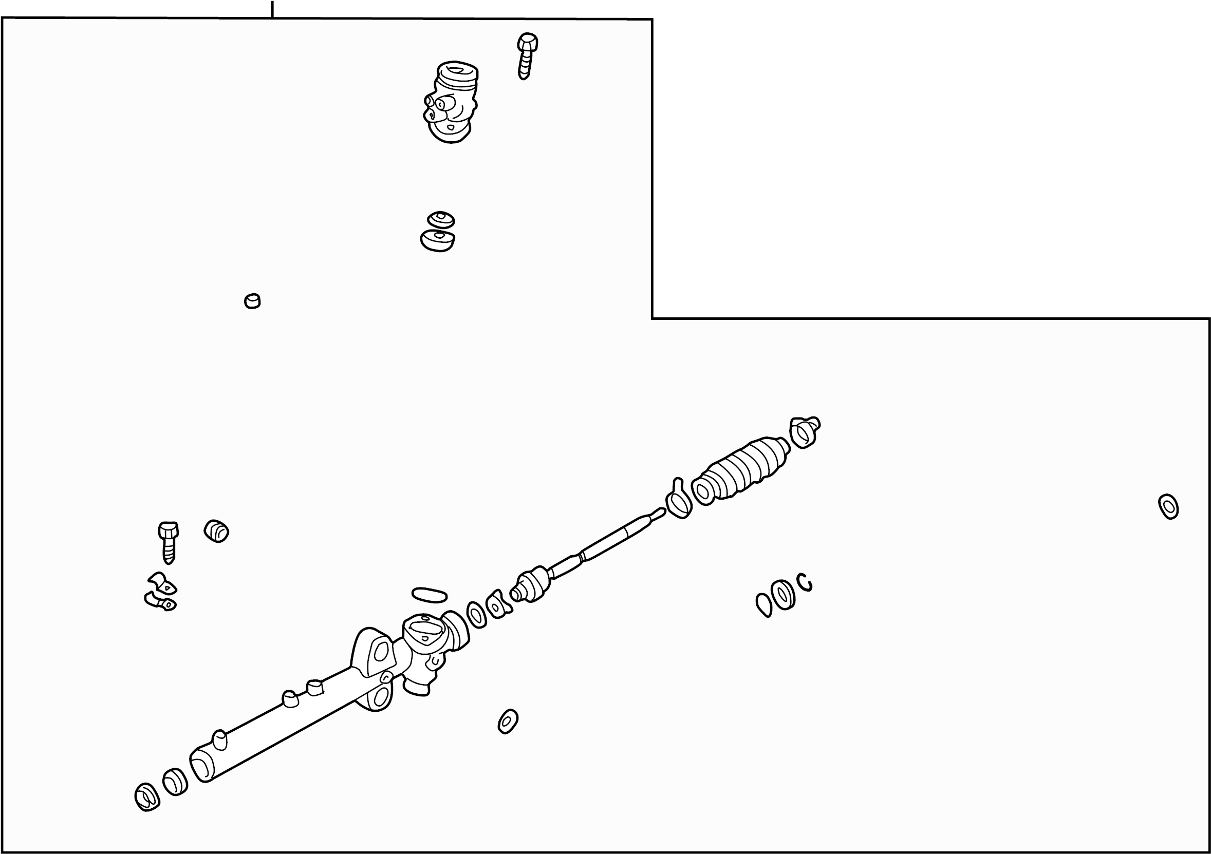 View BL4C32110A Rack and Pinion Assembly Full-Sized Product Image
