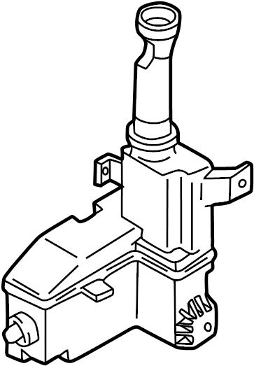 View B25D67481 Washer Fluid Reservoir Full-Sized Product Image