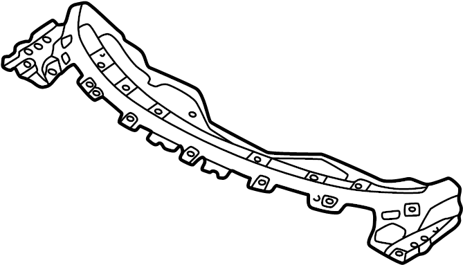 View BJ0J5352ZC Cowl Crossmember (Upper) Full-Sized Product Image