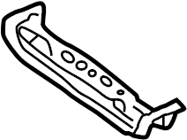 View B25D54650 Floor Pan Crossmember (Front) Full-Sized Product Image