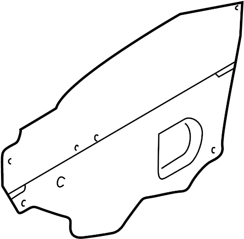 View BJ0E59861C Door Water Deflector (Left) Full-Sized Product Image