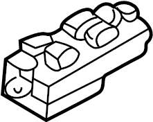 View GE4T66350 Door Window Switch Full-Sized Product Image