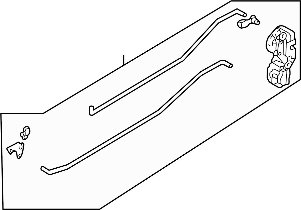 View B25D73310D Door Latch Assembly Full-Sized Product Image