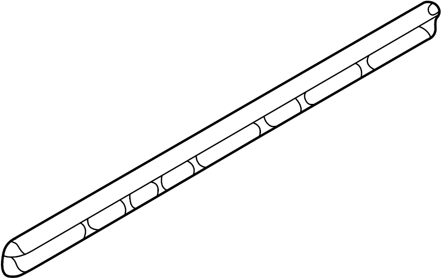 View B25D72821 Door Window Belt Weatherstrip (Right) Full-Sized Product Image