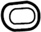 View GE4T42244 Dust cover gasket. GASKET