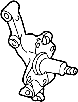View GF4K261A0 Suspension Knuckle Full-Sized Product Image