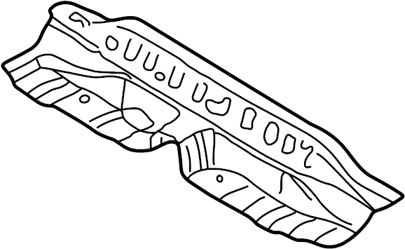 View BJ0J53900 Floor Pan Crossmember (Front) Full-Sized Product Image