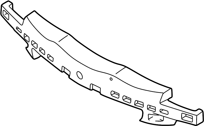 View BN5V50111 Bumper Impact Absorber (Front) Full-Sized Product Image