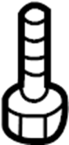View 9GD620616 Fog Light Bolt Full-Sized Product Image