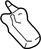 View GE4T57043B65 Seat Track Cover (Front, Lower) Full-Sized Product Image