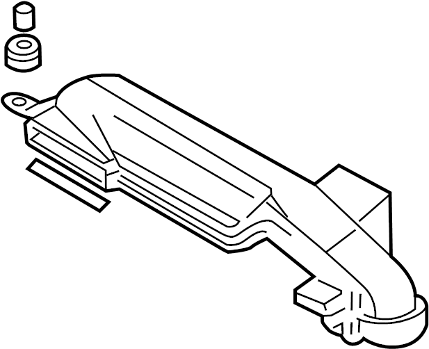 View ZL0113200C Engine Air Intake Hose (Front) Full-Sized Product Image