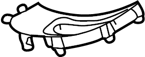 View B30D6443YB05 Parking Brake Lever Cover (Rear) Full-Sized Product Image