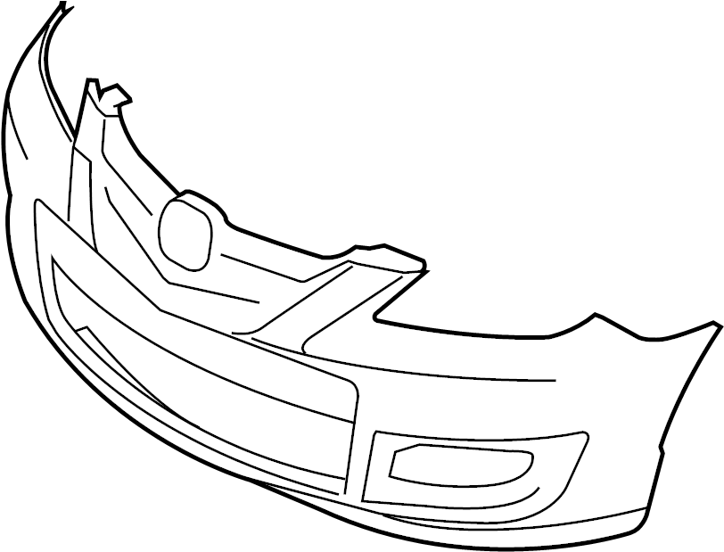 View B37F50031DBB Bumper Cover (Front, Upper) Full-Sized Product Image