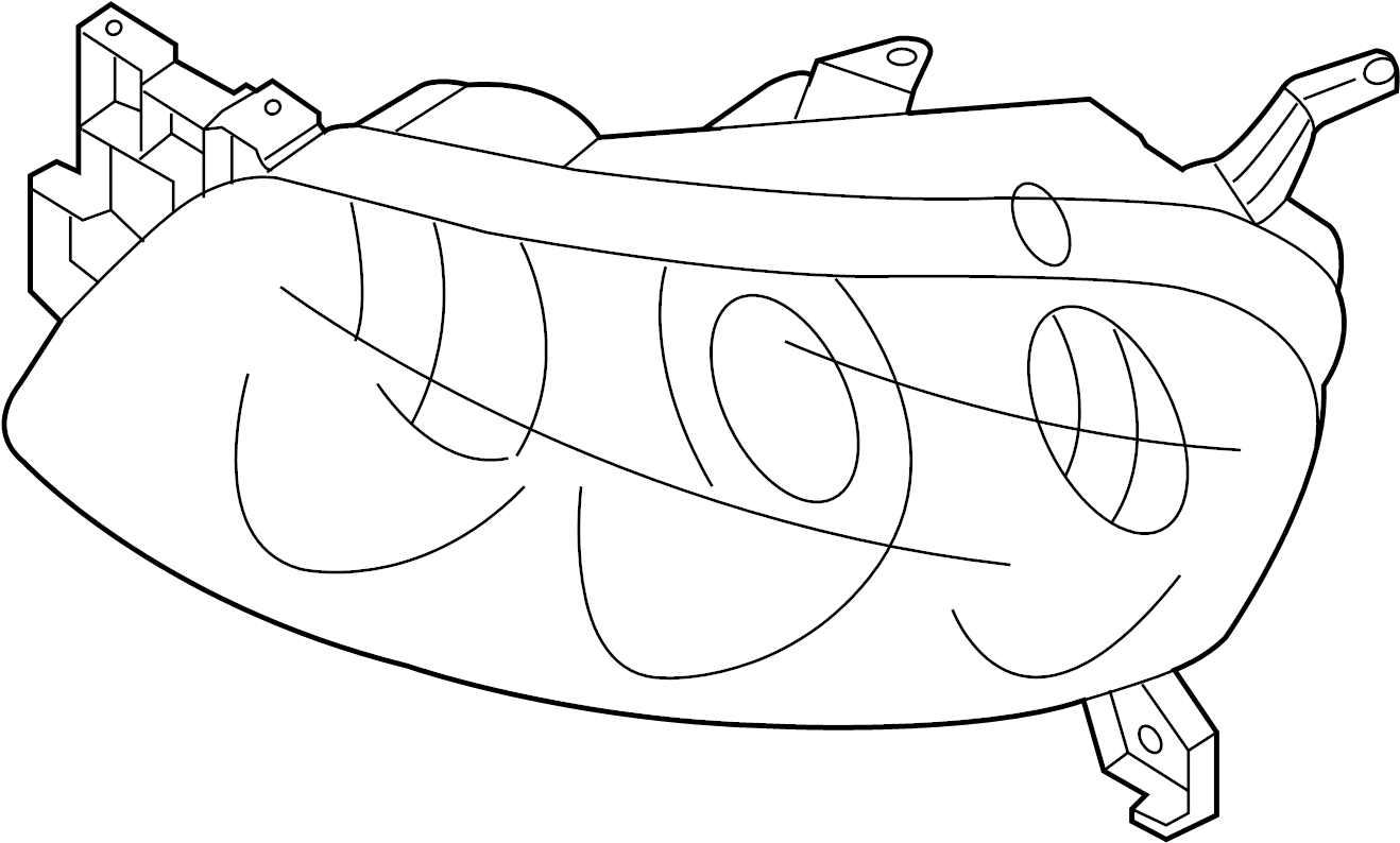 View BN8P510K0D Headlight (Right) Full-Sized Product Image