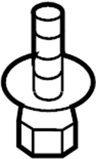 View 907400612 Fog Light Screw Full-Sized Product Image