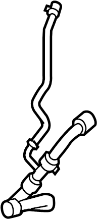 View L33X15185A Hose. (Upper, Lower) Full-Sized Product Image