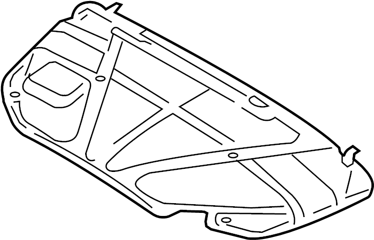 View B32T56681A Hood Insulation Pad Full-Sized Product Image