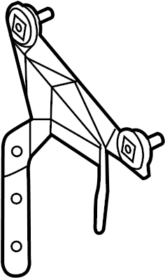 View B32H32603 Power Steering Pump Bracket (Upper) Full-Sized Product Image