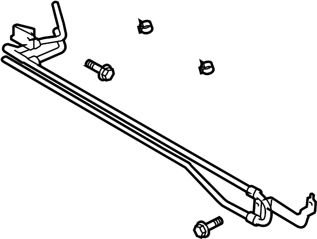 View B37F3247XB Power Steering Cylinder Line Full-Sized Product Image
