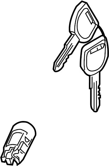 View BNYB7614XB Ignition Lock Cylinder Full-Sized Product Image