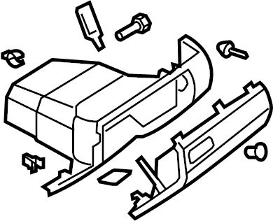 View BN8R64030G02 Glove Box Full-Sized Product Image