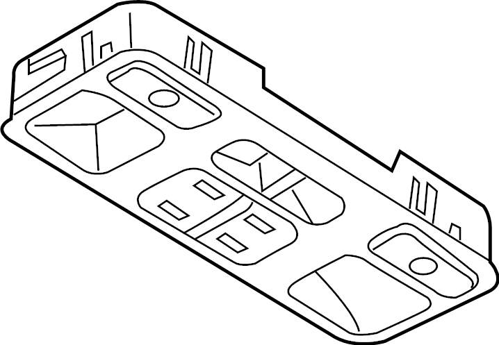 View GJ6A69970A30 Overhead Console Full-Sized Product Image