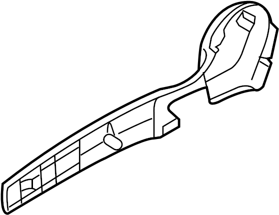 View B33D881H102 Seat Track Cover (Front) Full-Sized Product Image
