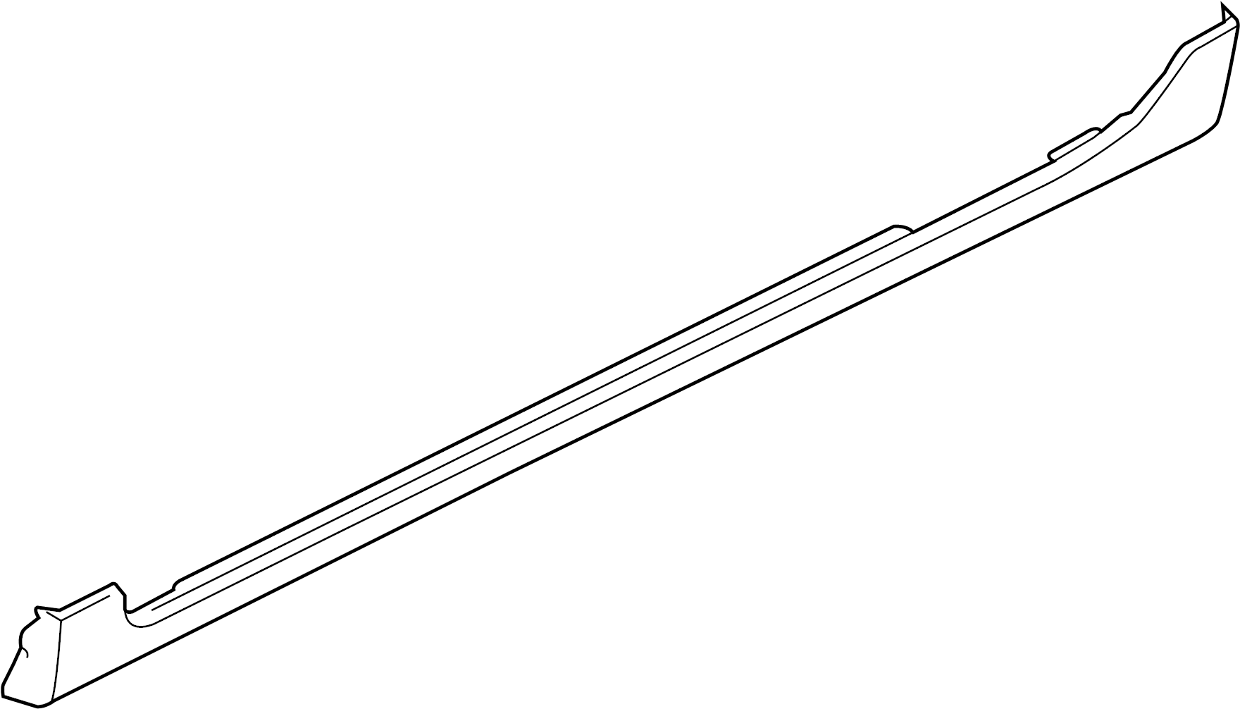 View BP4K51P40C08 Rocker Panel Guard Full-Sized Product Image