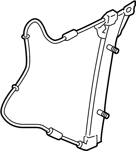 View BP4K59590A Window Regulator (Left) Full-Sized Product Image