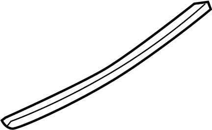 View BP4M67333A Back Glass Wiper Blade Refill (Rear) Full-Sized Product Image