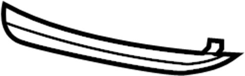View BBN6519L1B Bumper Trim (Front) Full-Sized Product Image
