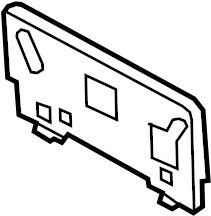 View BBN750170C License Plate Bracket Full-Sized Product Image